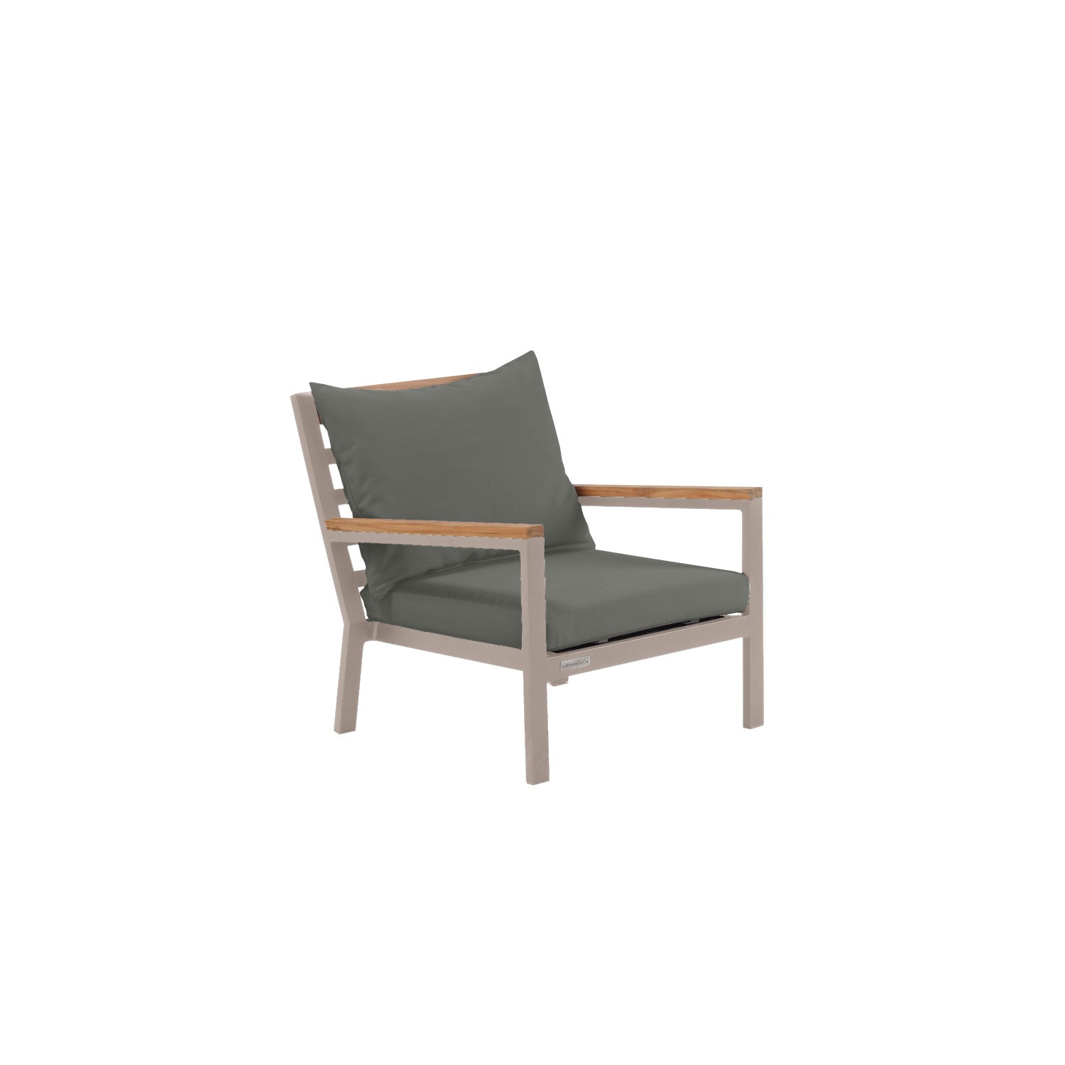 Abacus Alu Deep Seater Taupe - Olefin Charcoal