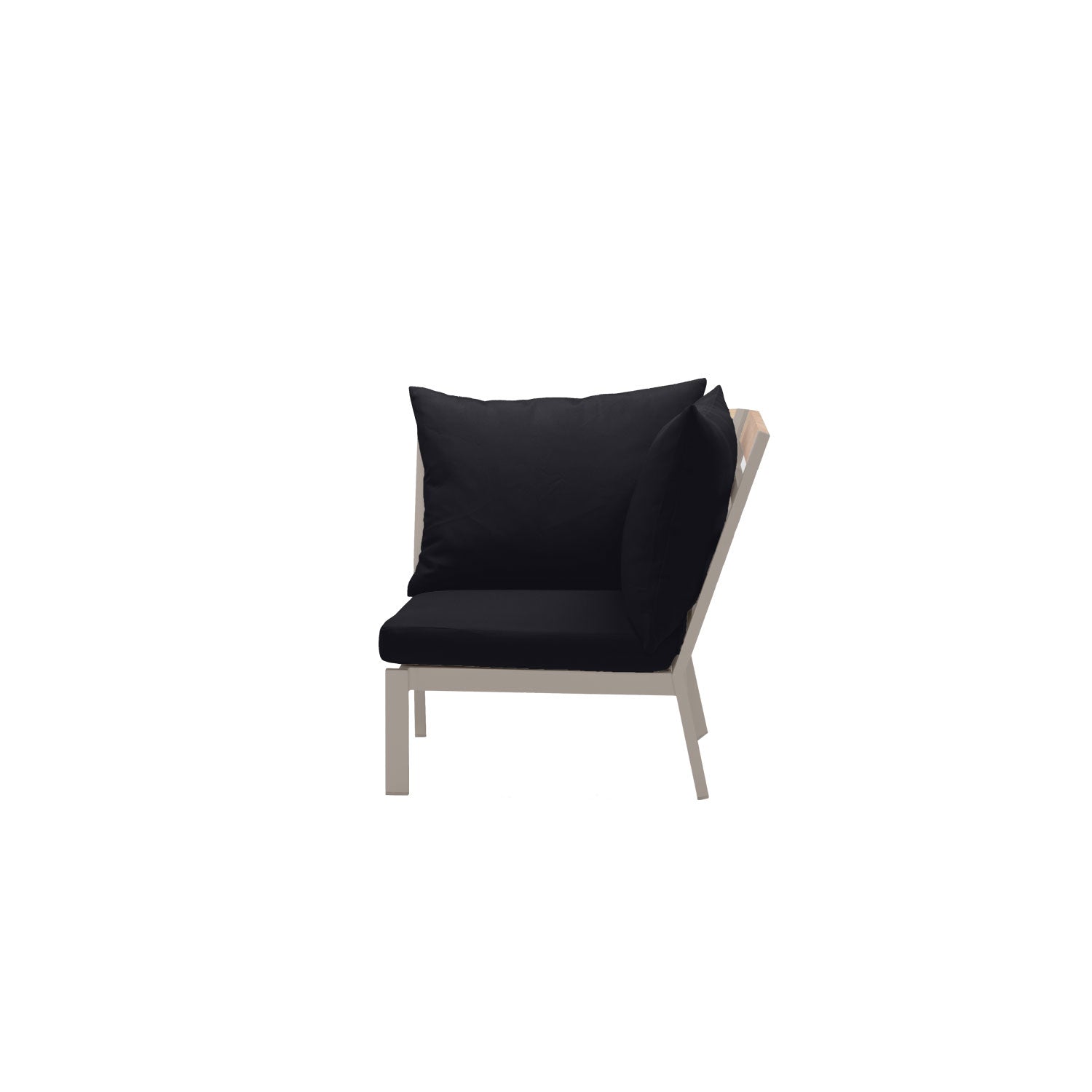 Abacus Alu Corner Taupe - Olefin Black