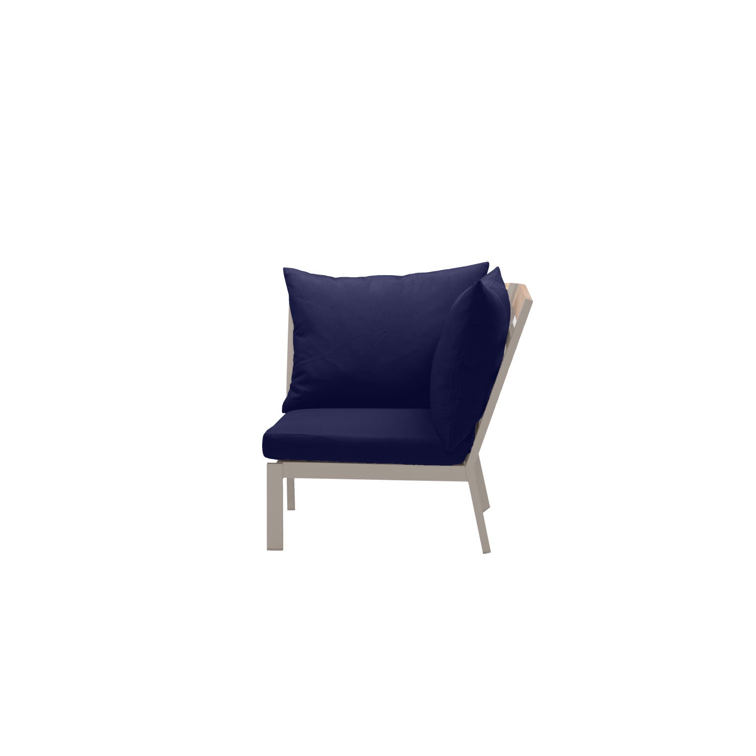 Abacus Alu Corner Taupe - Olefin Navy