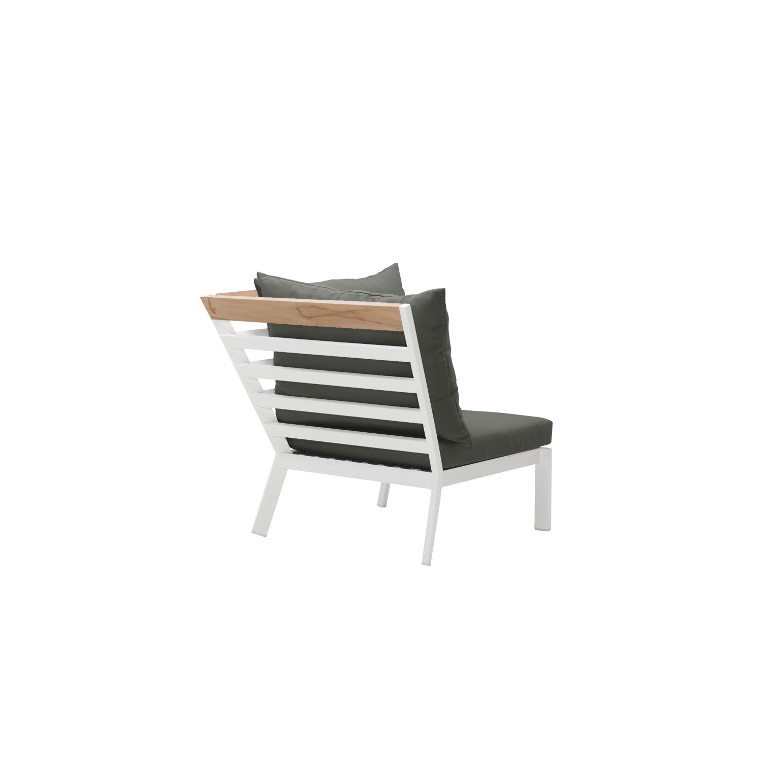 Abacus Alu Corner White - Olefin Charcoal