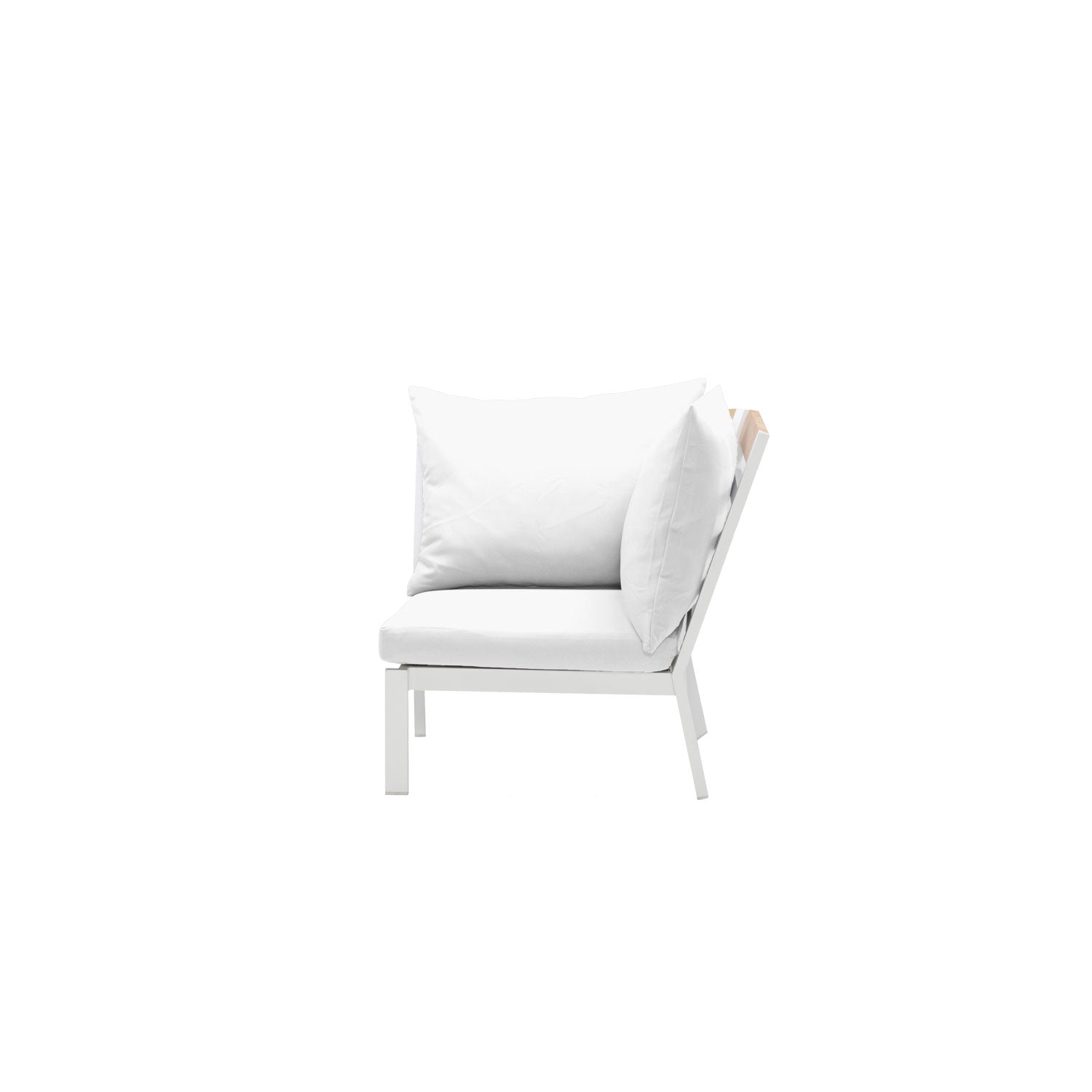 Abacus Alu Corner White - Sunbrella White