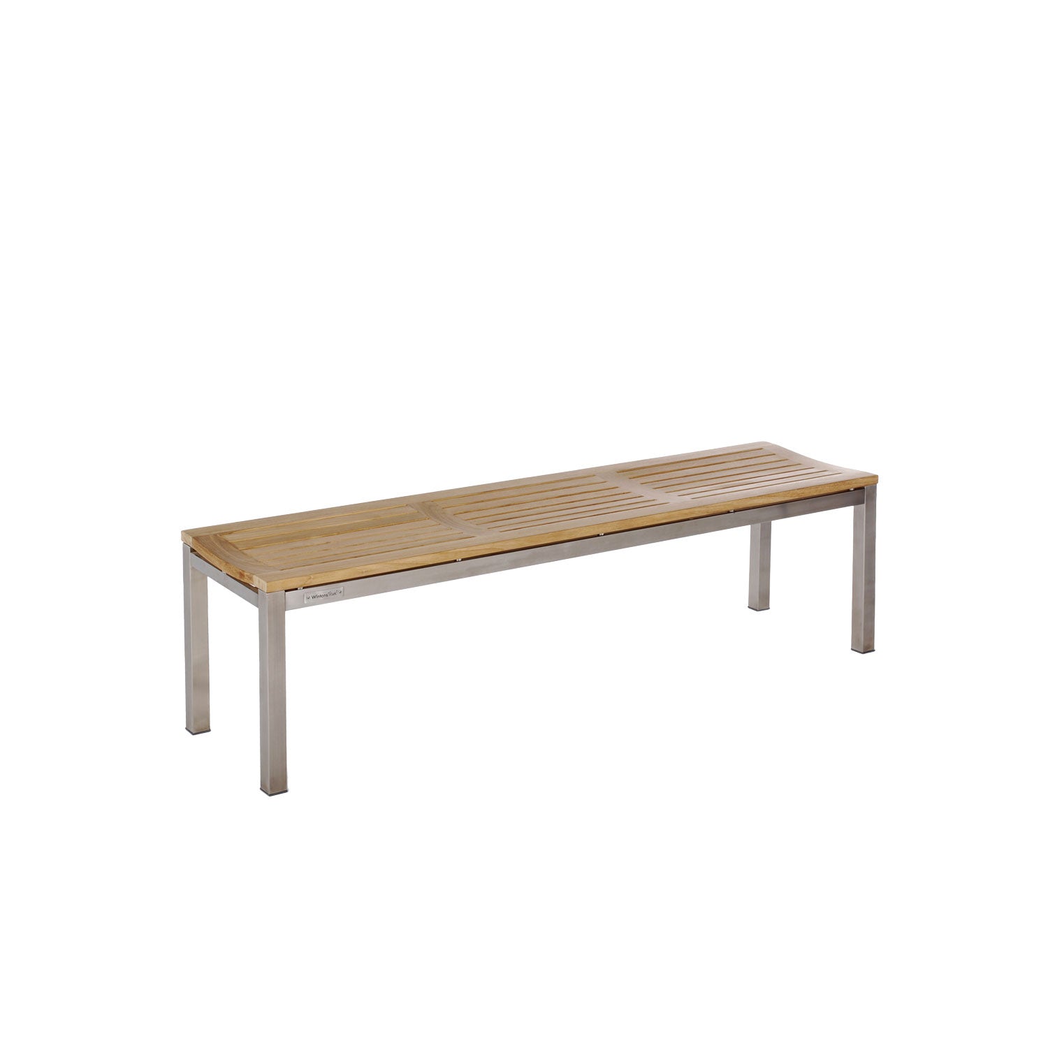 Abacus SS Backless Bench - L160 - 3 Seater
