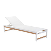 Alda Sunlounger White