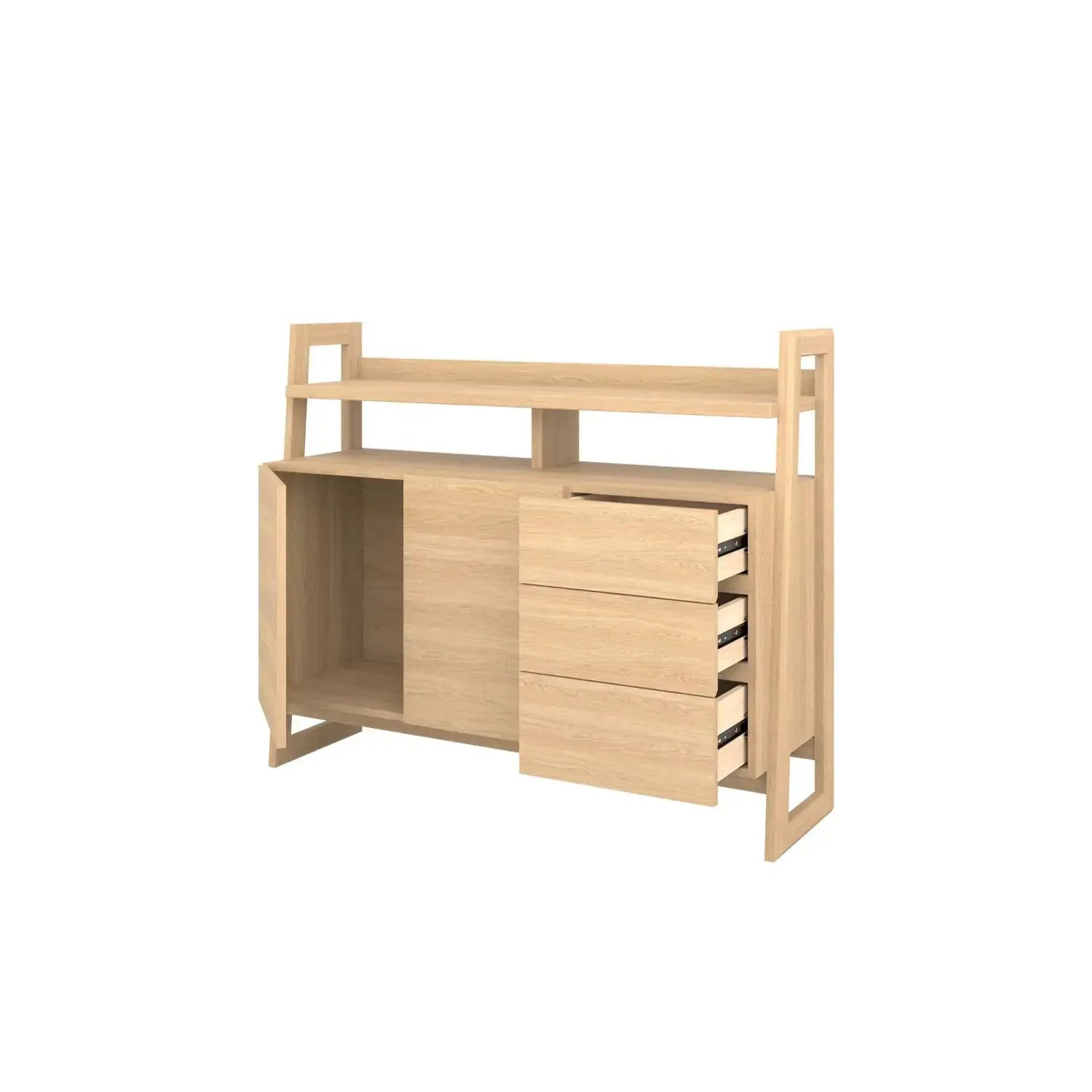 Alto Buffet 140 Oak - Solid Oak