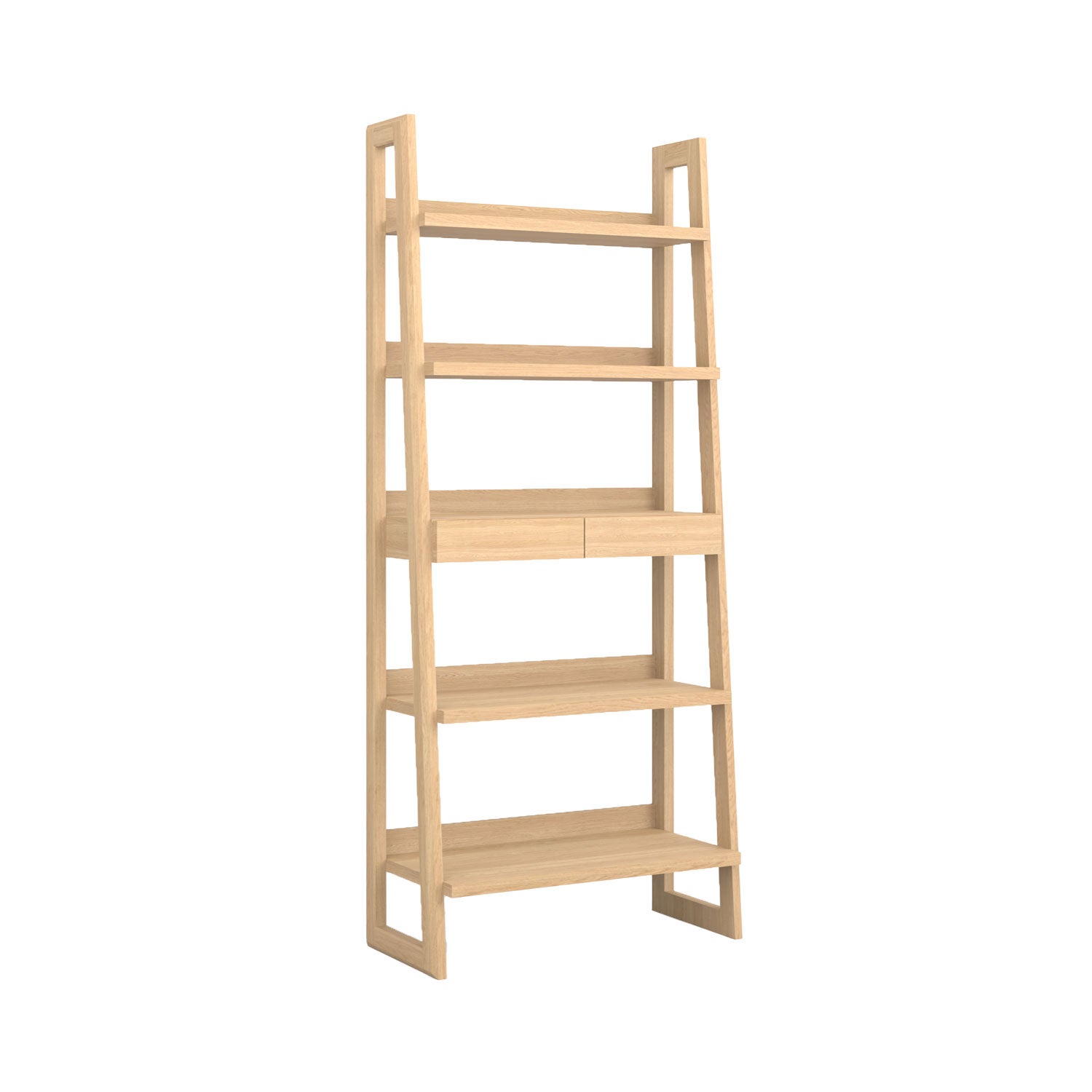 Alto Bookcase Oak - W100cm