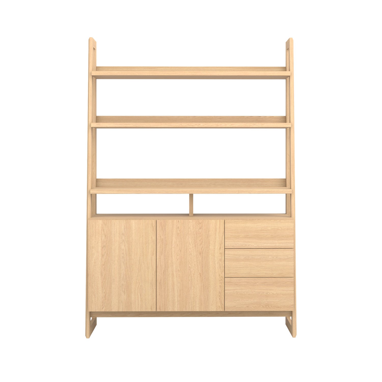 Alto Buffet Bookcase 140 Oak