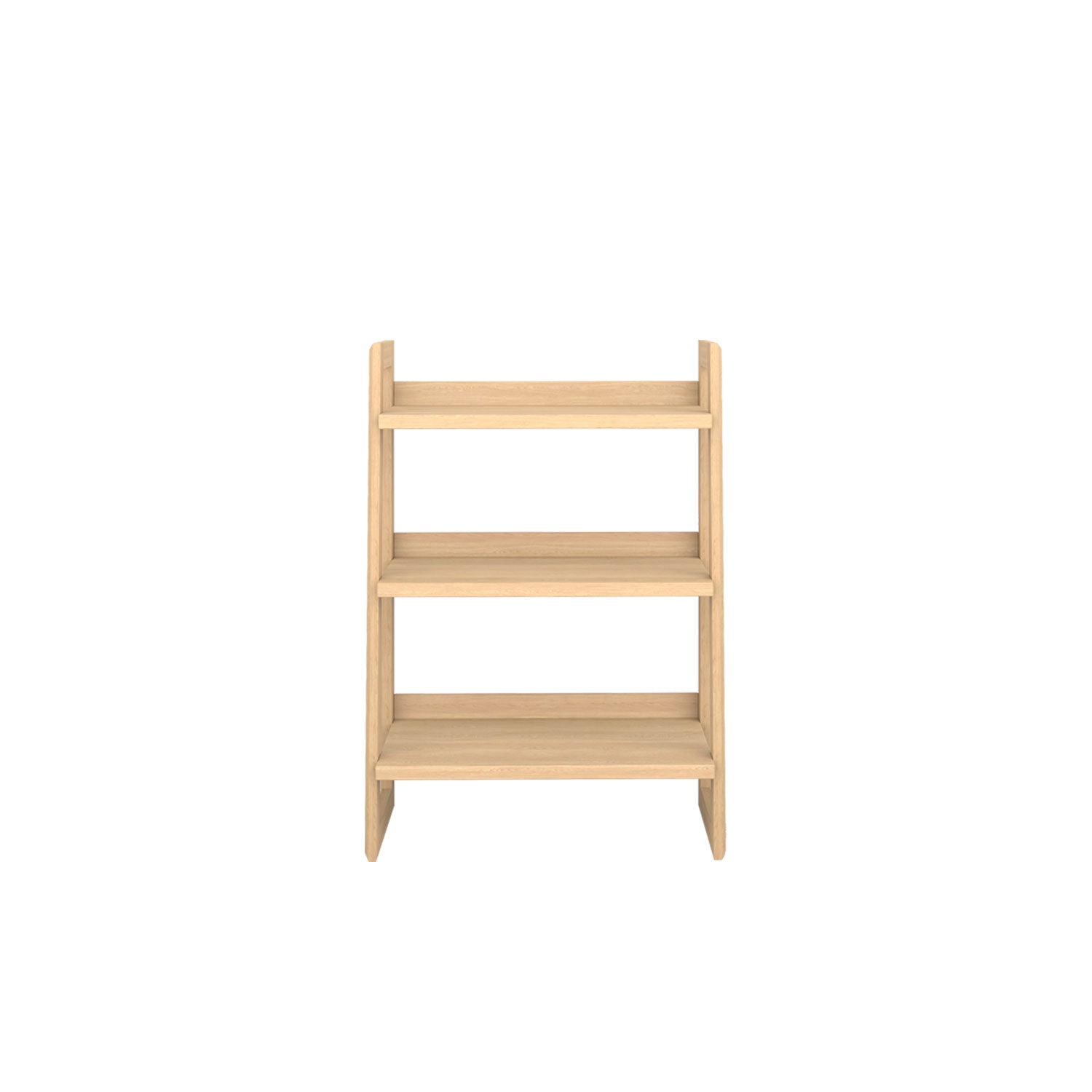 Alto Low Bookcase Oak - W80cm
