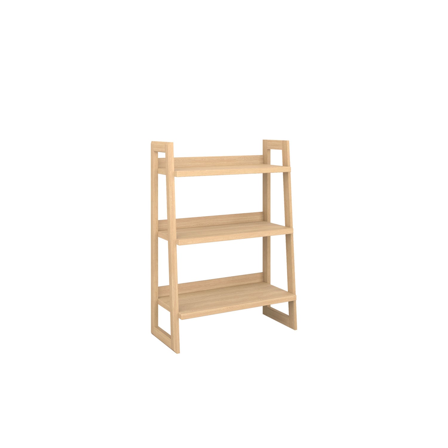 Alto Low Bookcase Oak - W80cm