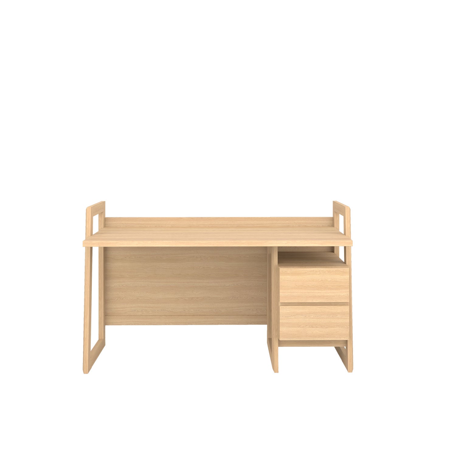 Alto Study Desk - Oak/Oak