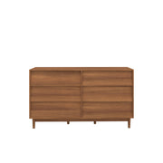 Alvar 6 Drawer Dresser 160 Teak Amber