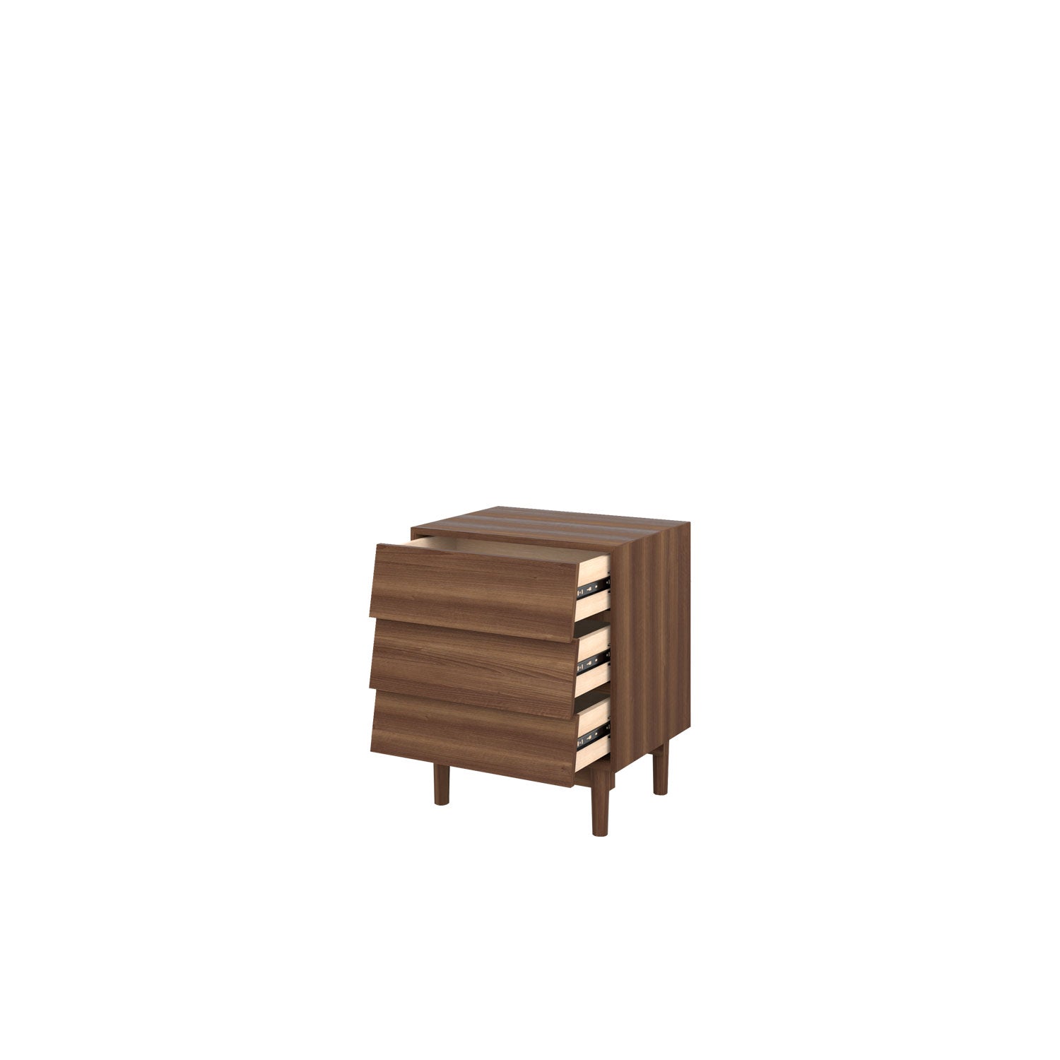 Alvar Bedside Walnut
