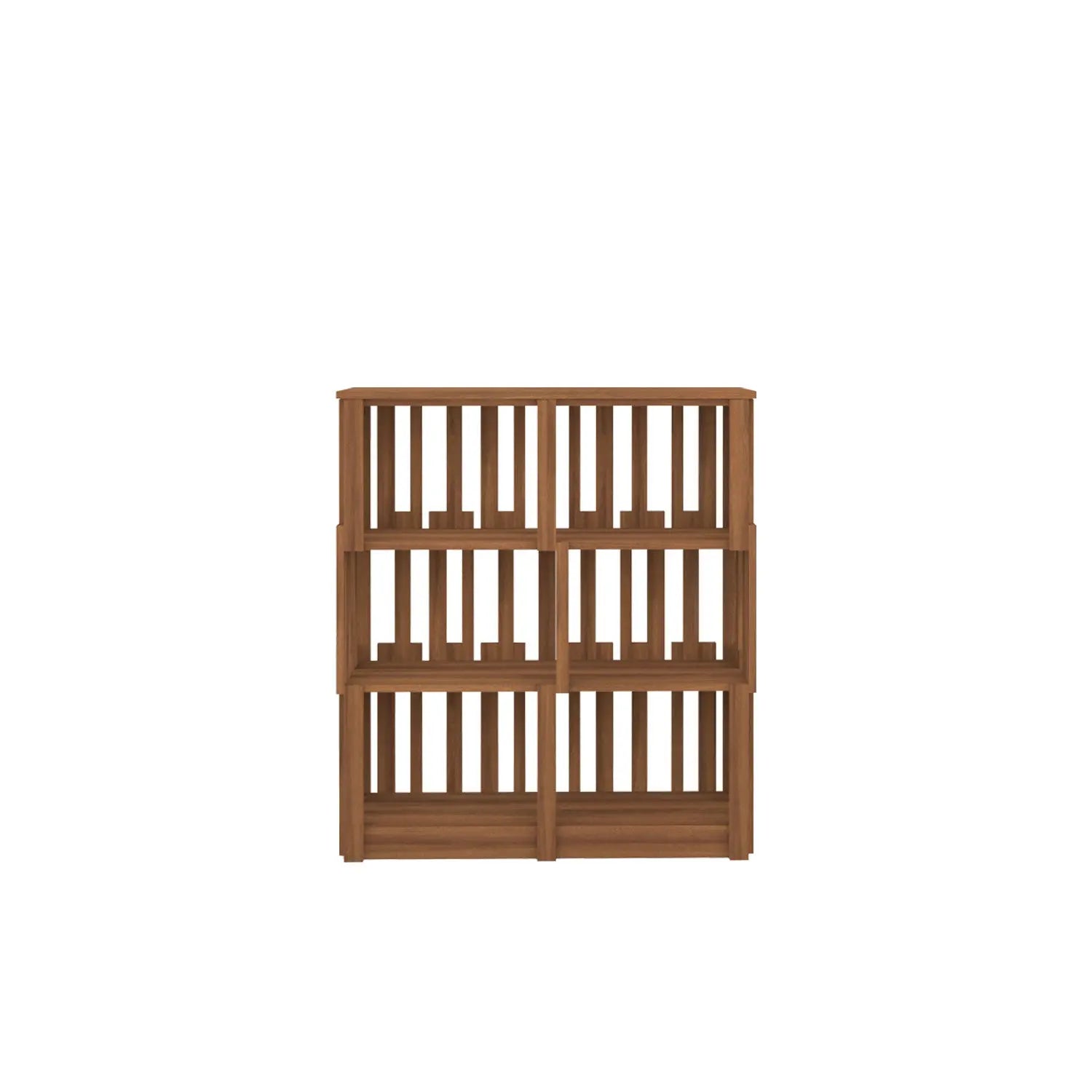 Anca Low Bookcase Teak - W100cm