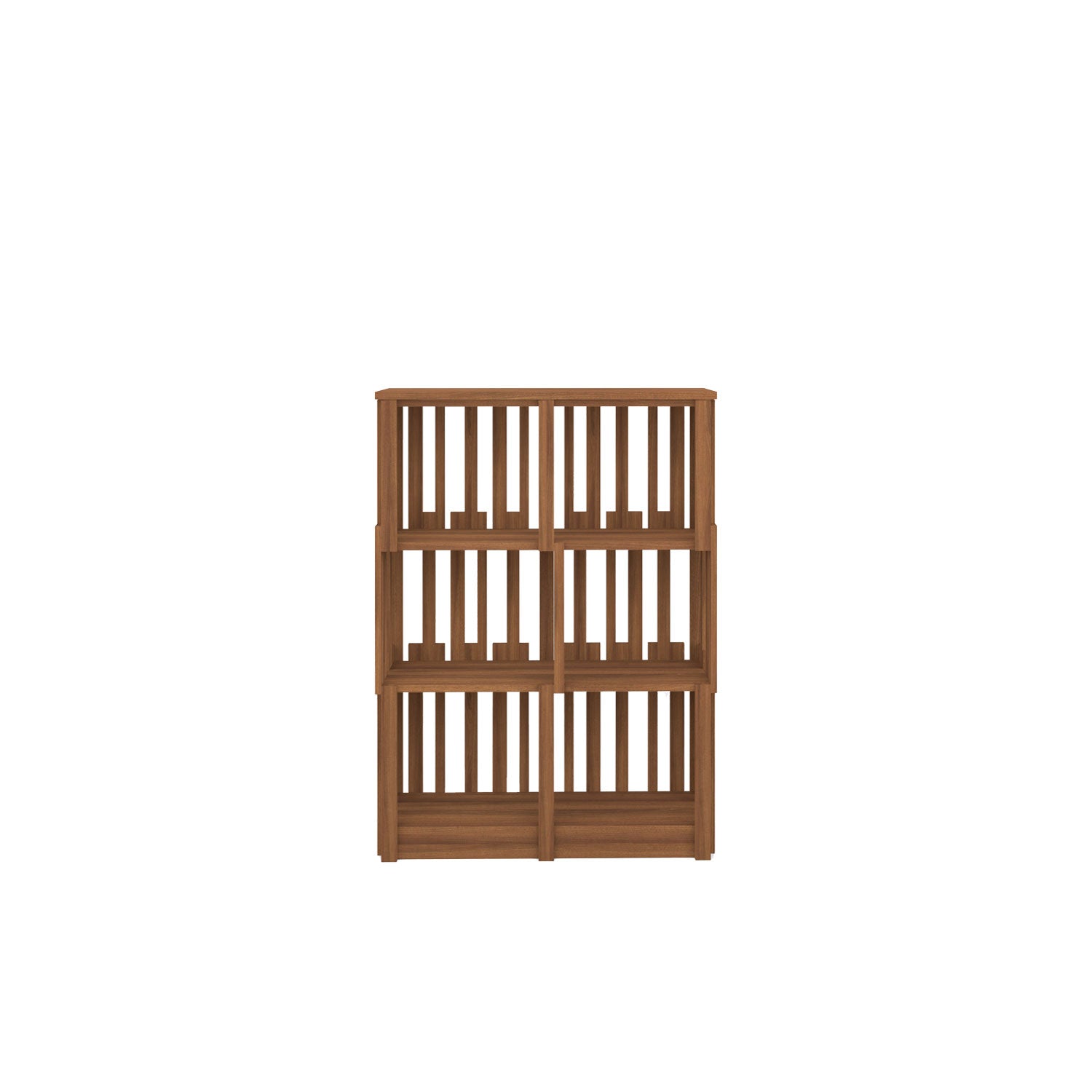 Anca Low Bookcase Teak - W70cm