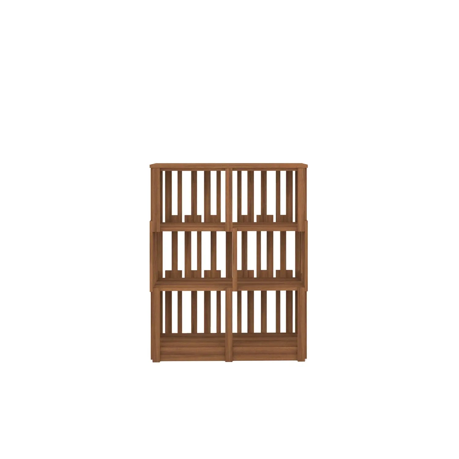 Anca Low Bookcase Teak - W80cm