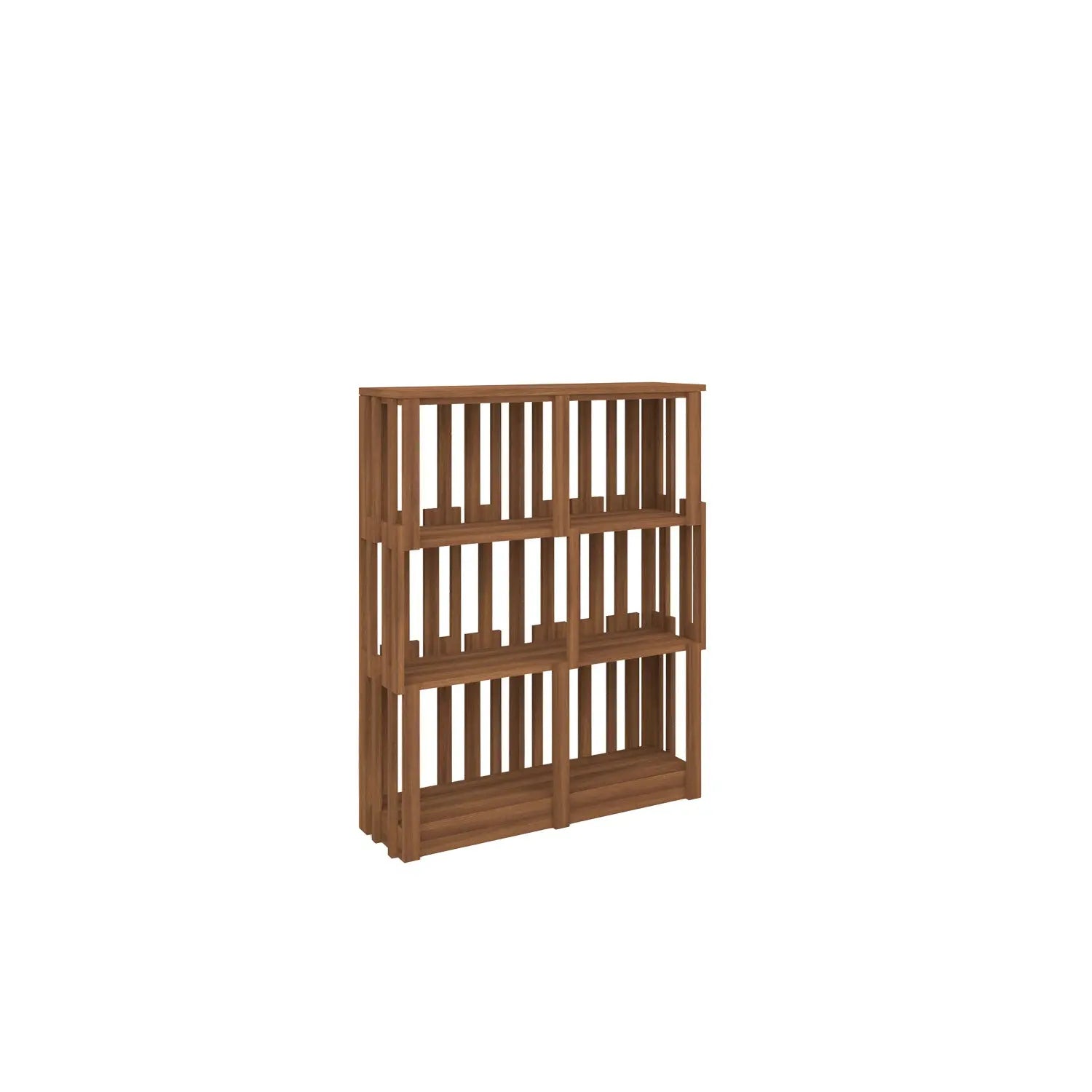 Anca Low Bookcase Teak - W80cm