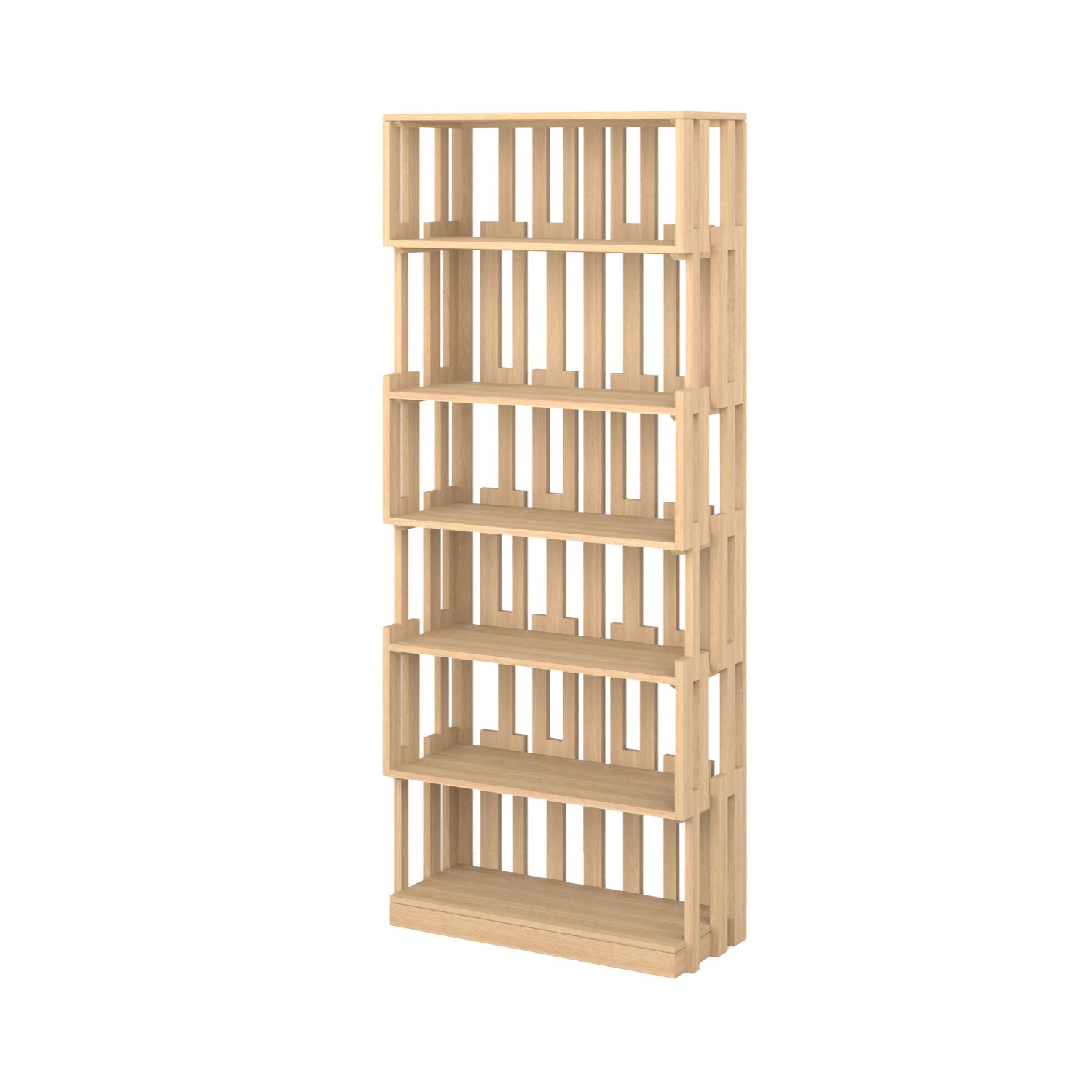 Anca Bookcase Oak - W90cm