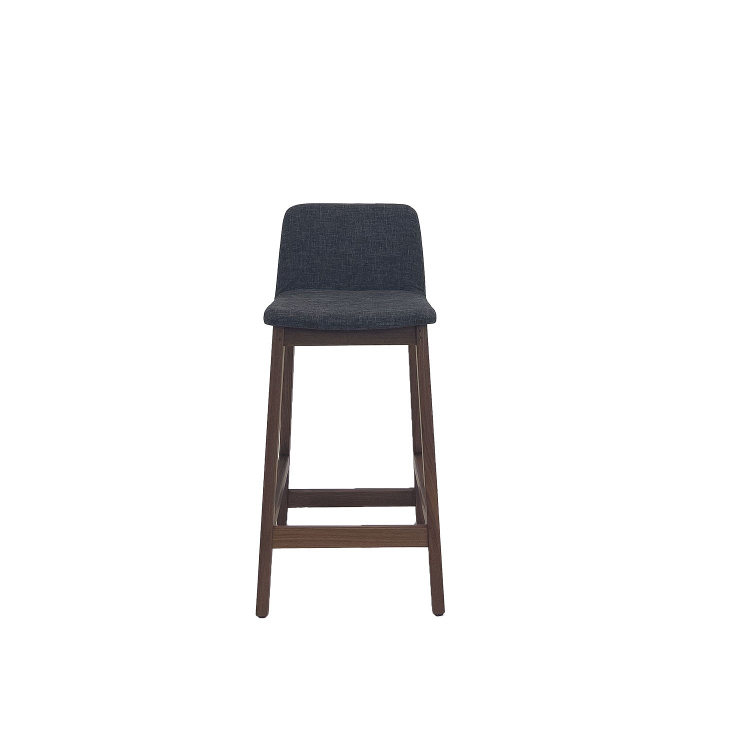 Ane Breakfast Bar Chair Walnut - Karl Dark Grey