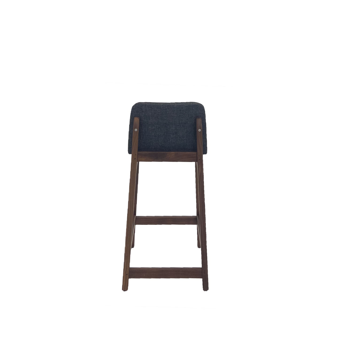 Ane Breakfast Bar Chair Walnut - Karl Dark Grey