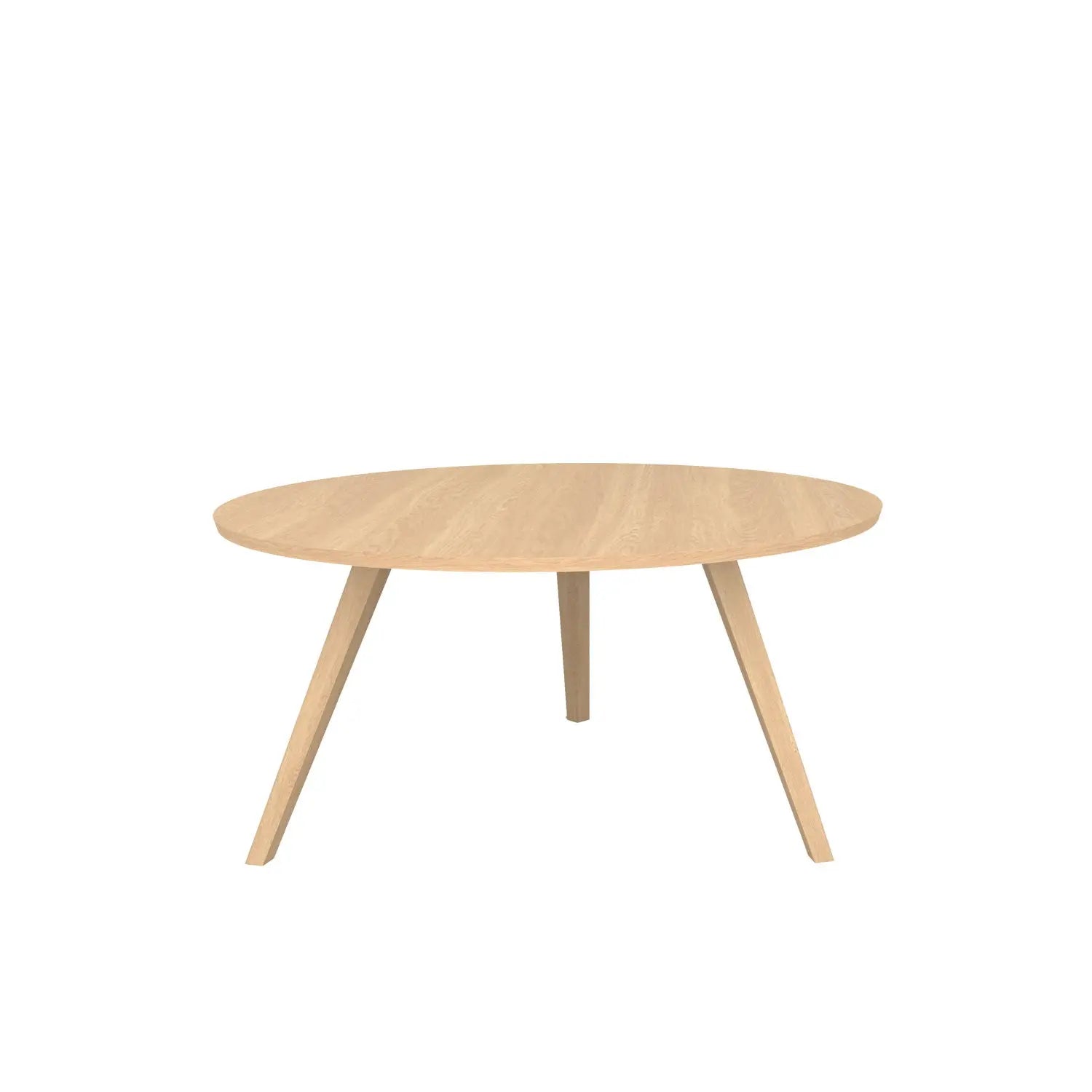 Aren 3 Legged Round Dining Table - Oak