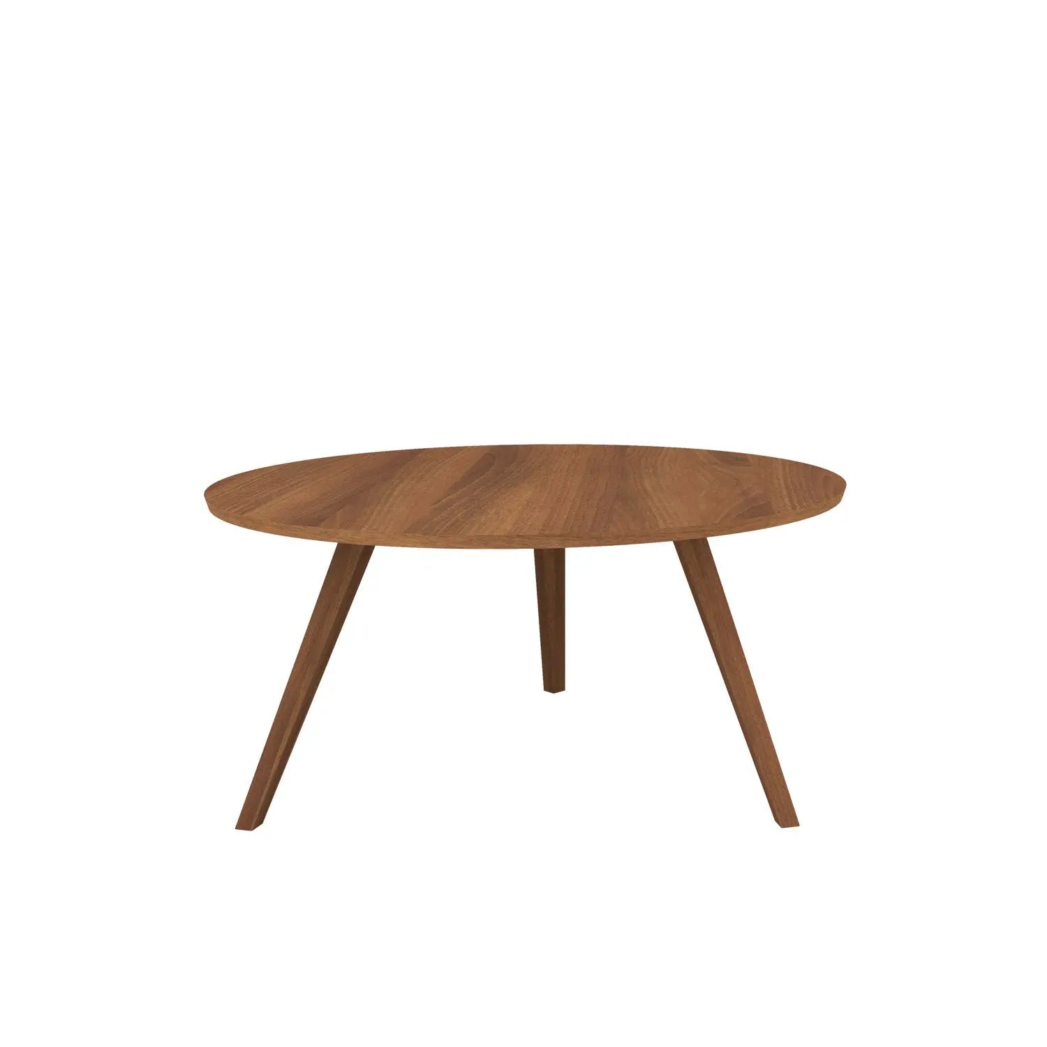 Aren 3 Legged Round Dining Table - Teak Amber