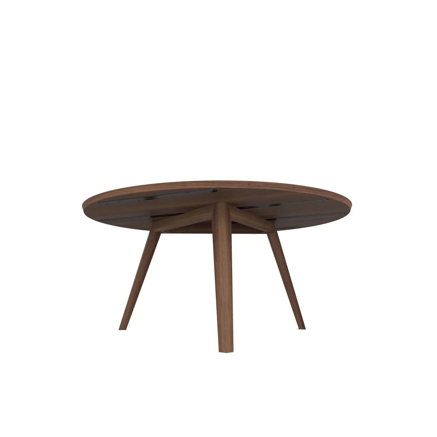 Aren 3 Legged Round Dining Table - Walnut