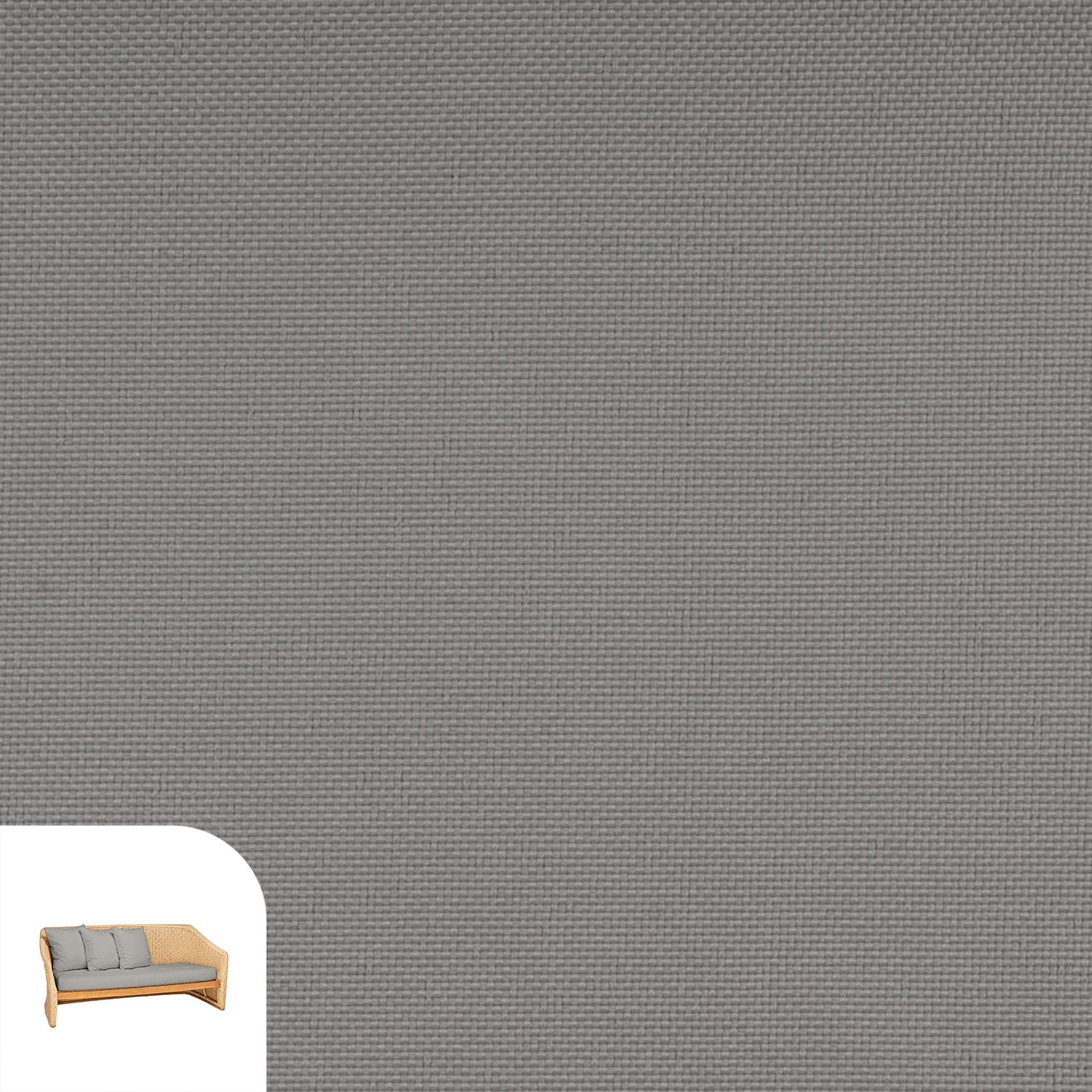 Aston Lounge Set Cushion Cover Replacement - Sofa / Olefin Grey