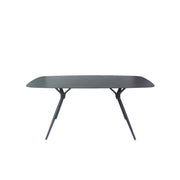 AX Stone Table Black - 180x100 - 6 Seater