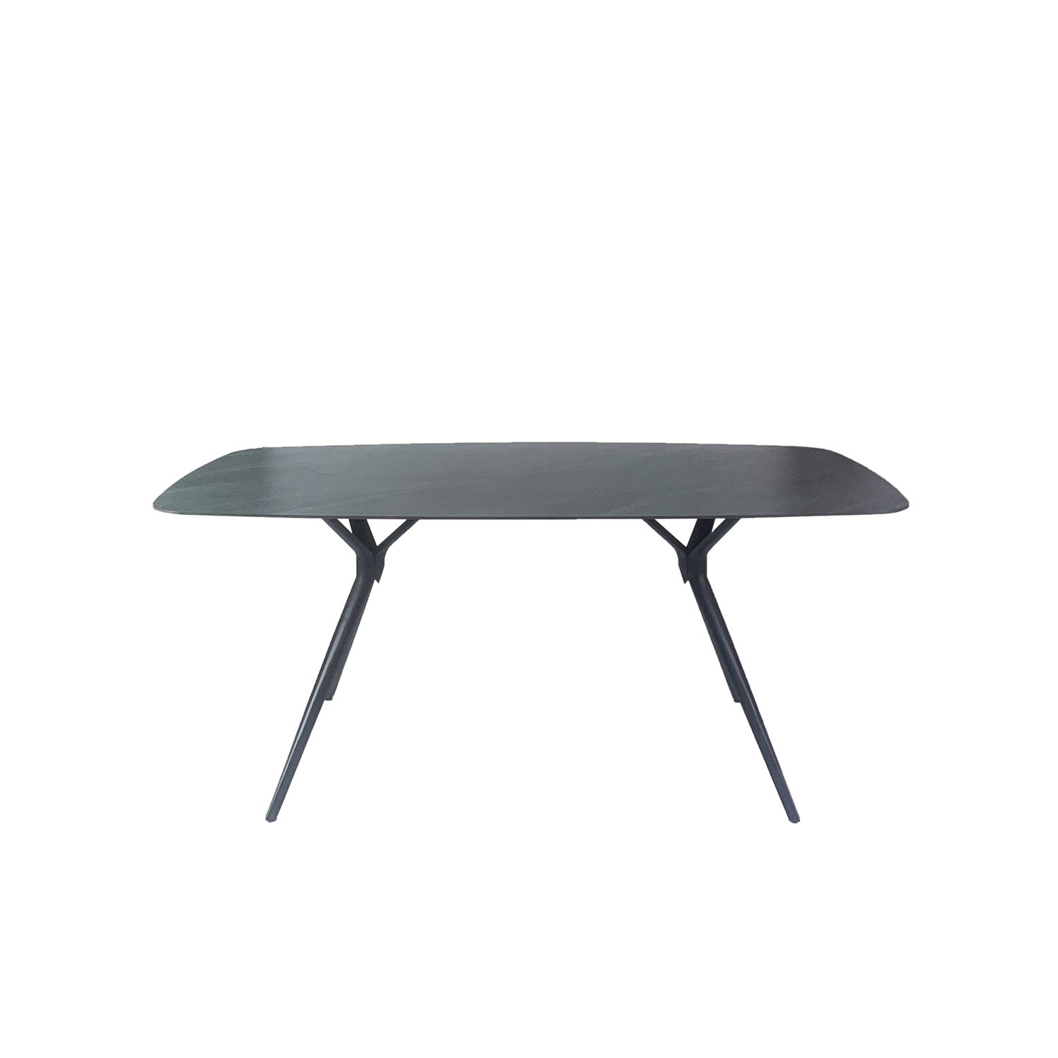 AX Stone Table Black - 180x100 - 6 Seater