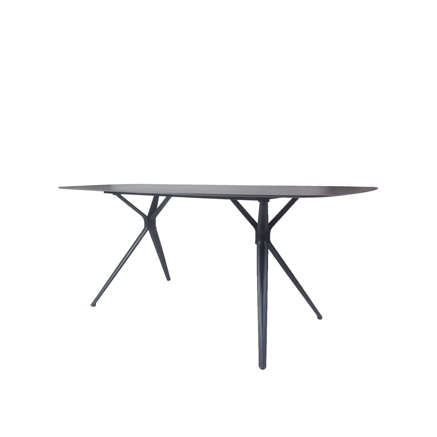 AX Stone Table Black - 180x100 - 6 Seater