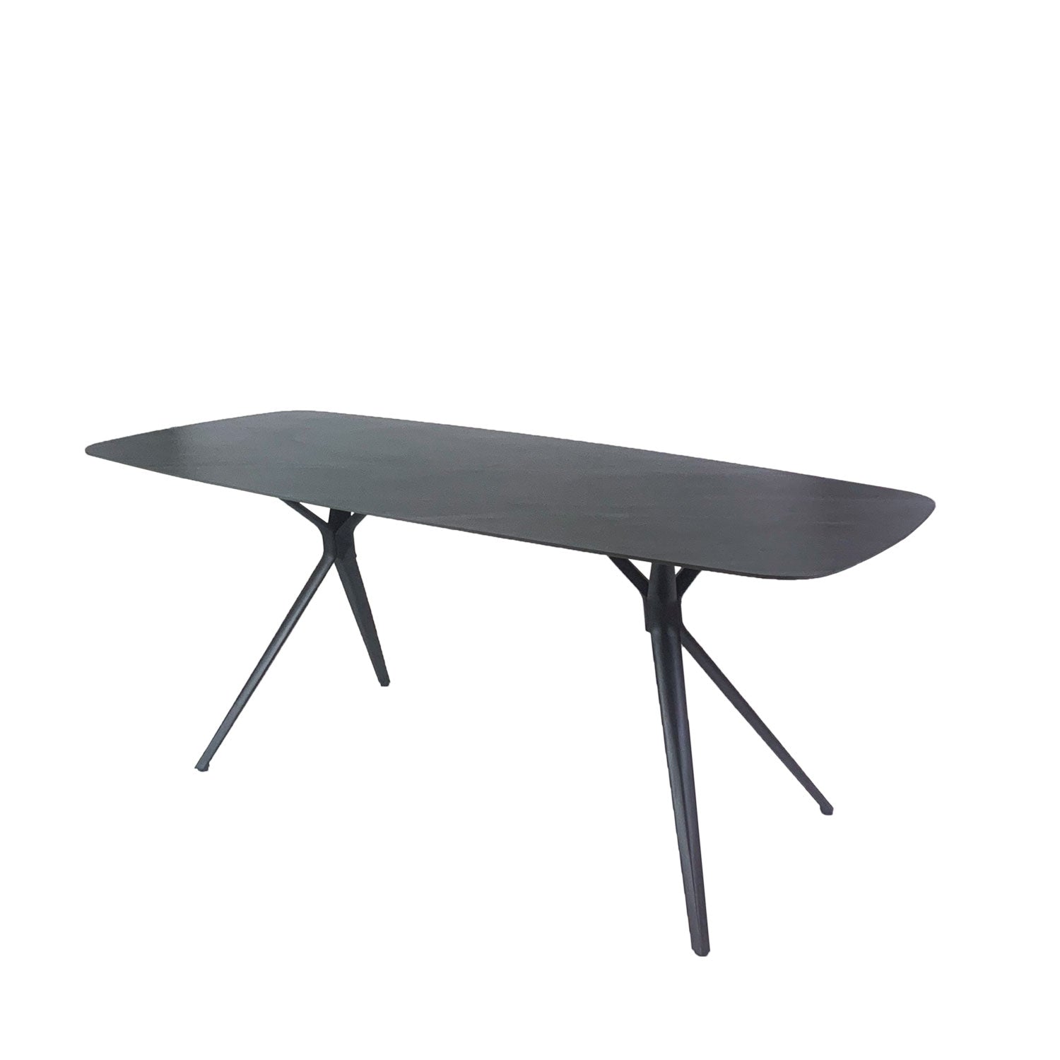 AX Stone Table Black - 220x100 - 8 Seater