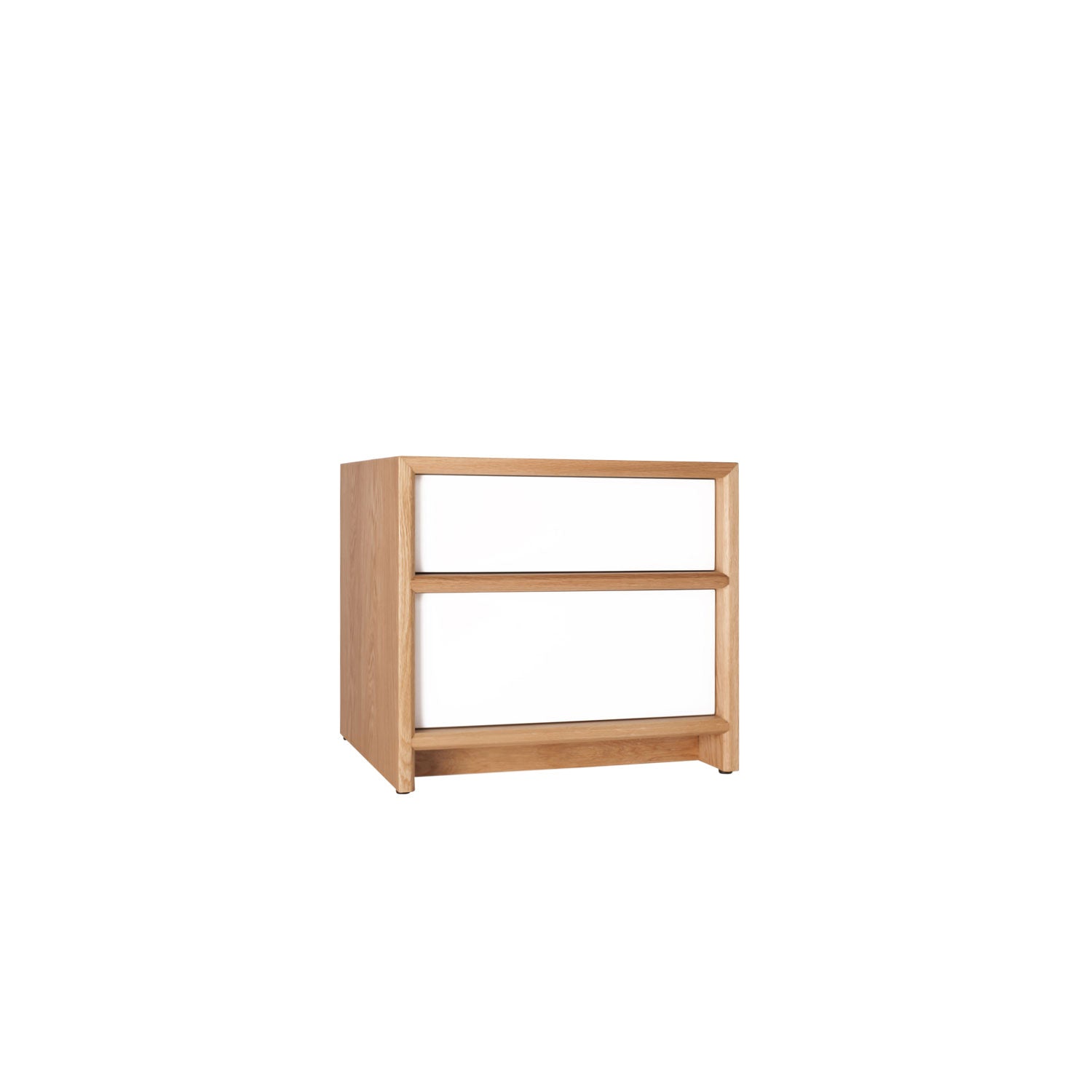 Axel Bedside Oak - Oak/White