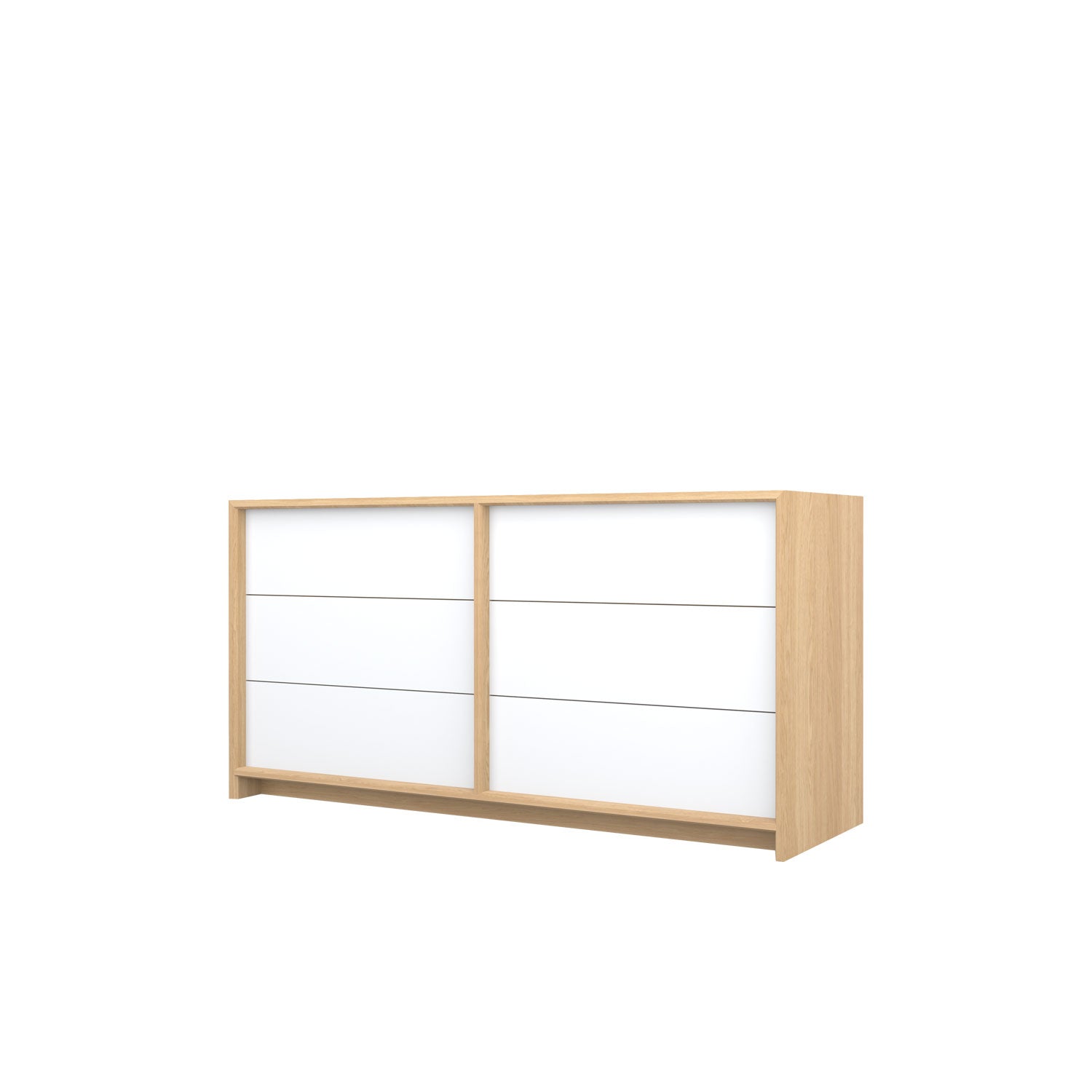 Axel Dresser 160 Oak - Oak/White
