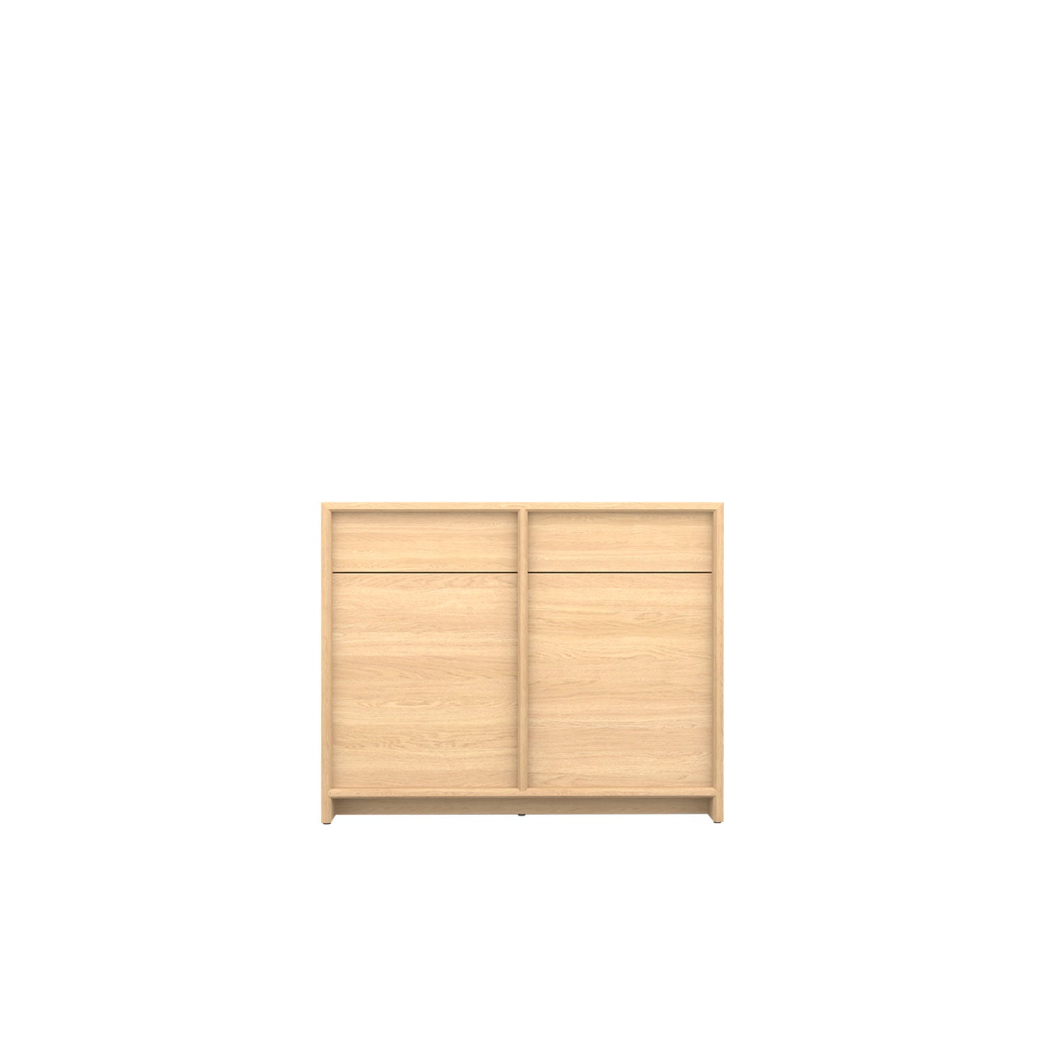 Axel 2 Door Buffet 100 Oak - Oak/Oak / Solid Oak