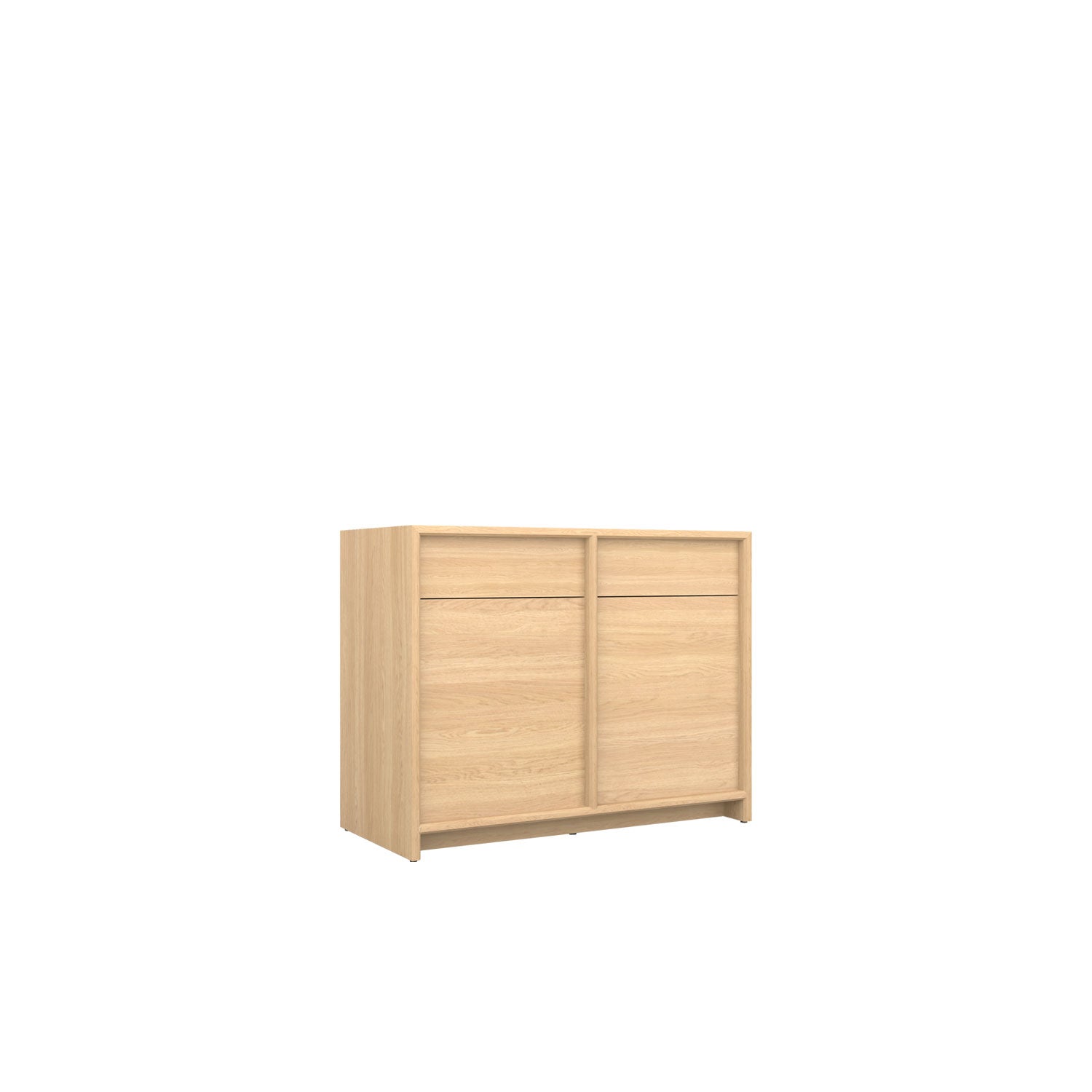 Axel 2 Door Buffet 100 Oak - Oak/Oak / Solid Oak