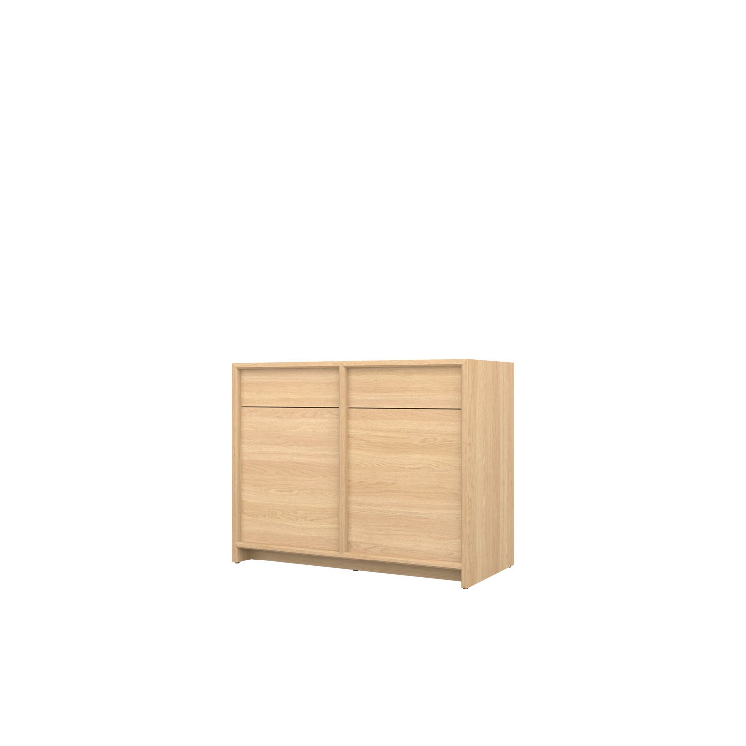 Axel 2 Door Buffet 100 Oak - Oak/Oak / Oak Veneer