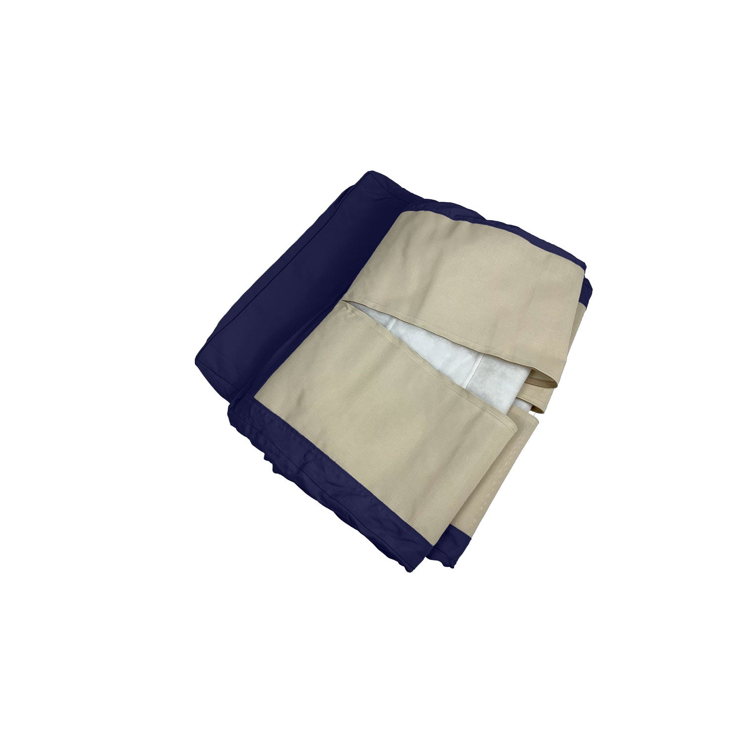 Azure Sun Lounger Cushion Cover Replacement - Olefin Navy
