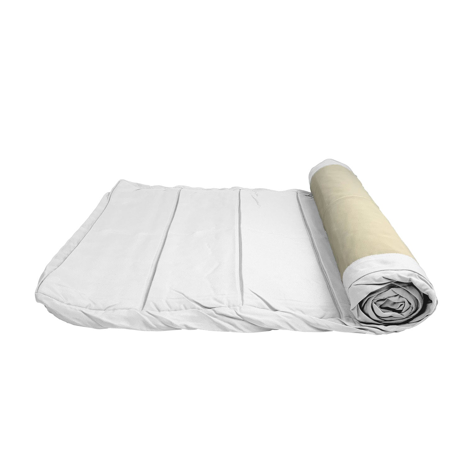 Azure Sun Lounger Cushion Cover Replacement - Olefin White
