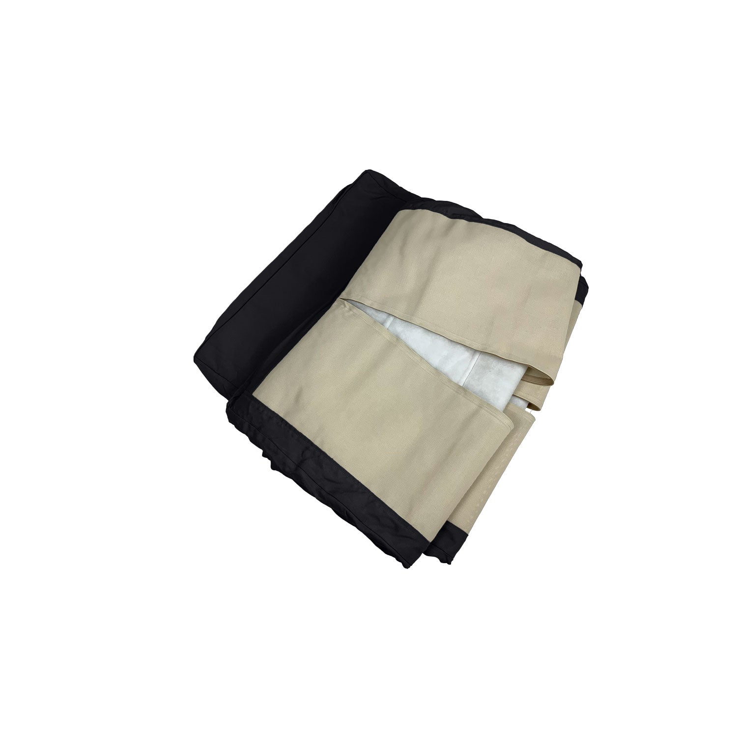 Azure Sun Lounger Cushion Cover Replacement - Sunbrella Raven Black