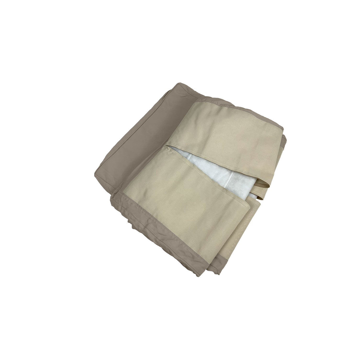 Azure Sun Lounger Cushion Cover Replacement - Sunbrella Taupe