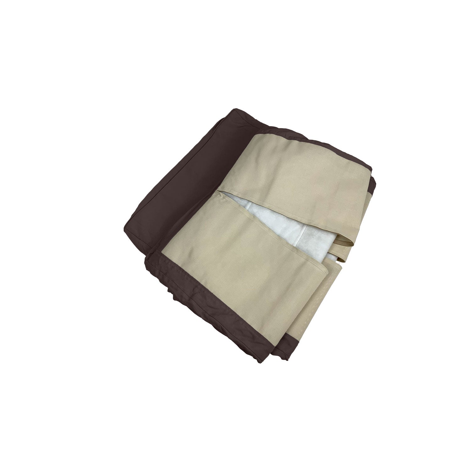 Azure Sun Lounger Cushion Cover Replacement - Sunbrella Walnut