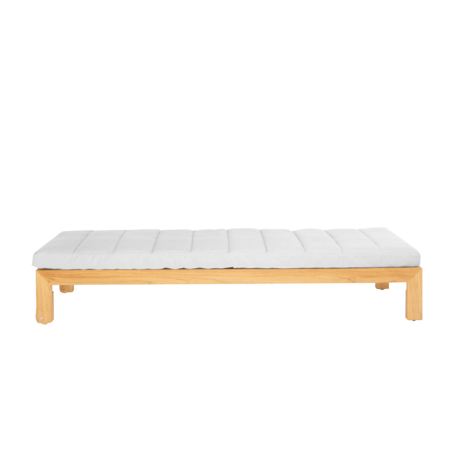 Azure Teak Sunlounger - Sunbrella Stone