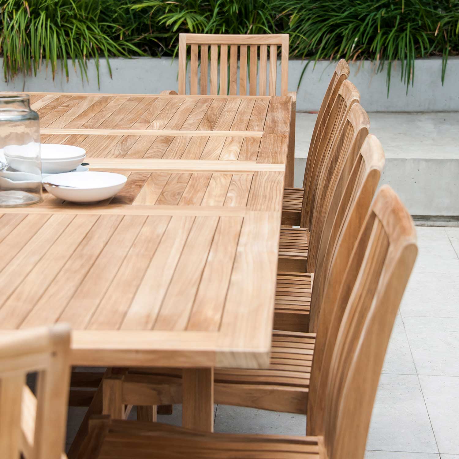 Berkeley Double Extension Table - 180-250x120 - 10/12 Seater