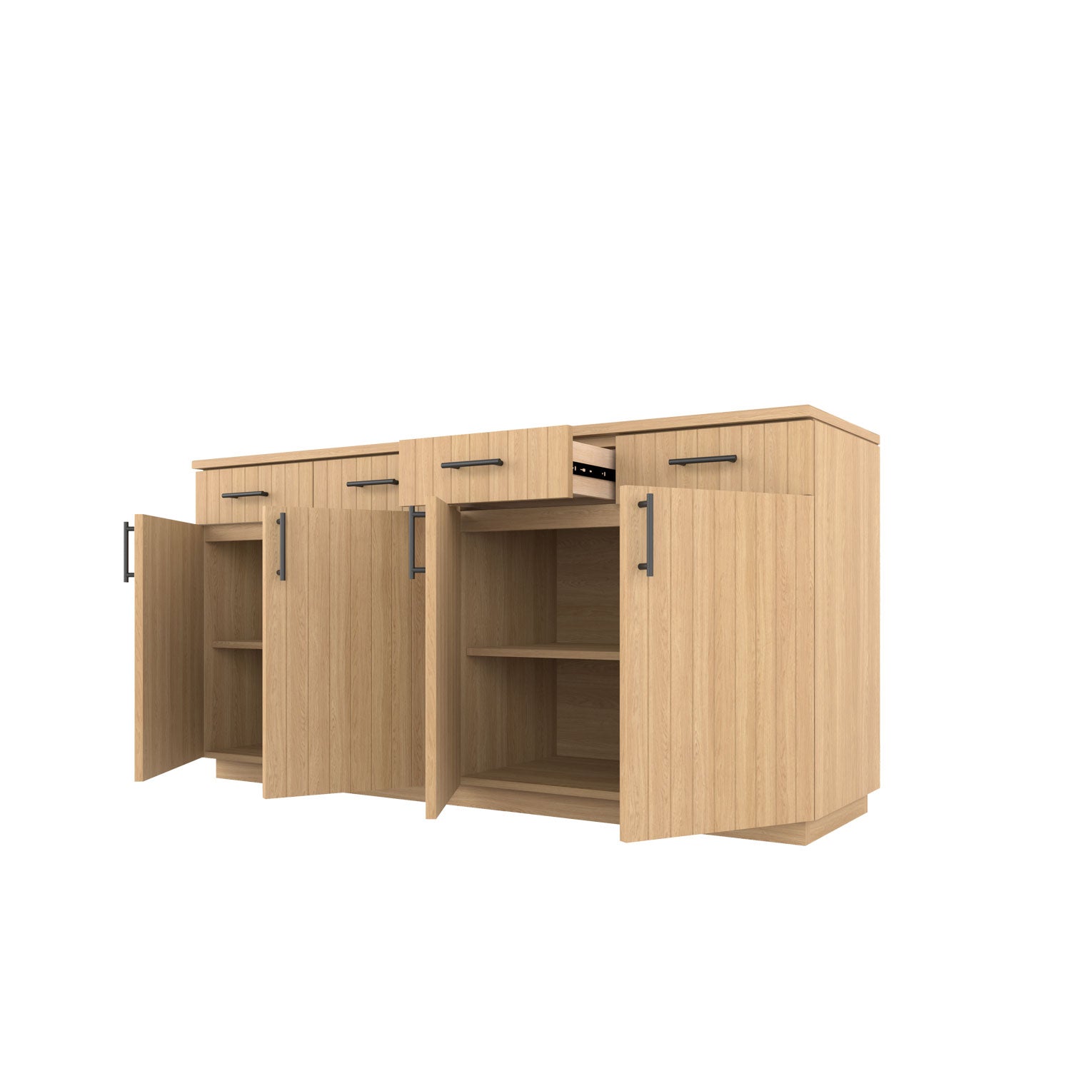 Booker Buffet 180 - Oak/Oak / Solid Oak
