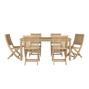 Duke Table and Rennes Chair Dining Set - Duke 180x90 + 6 Rennes Side