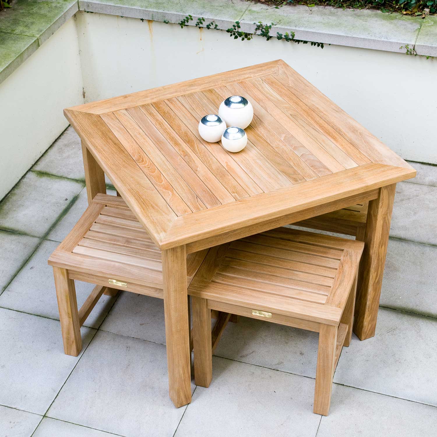 Duke Square Table - 90x90 - 4 Seater