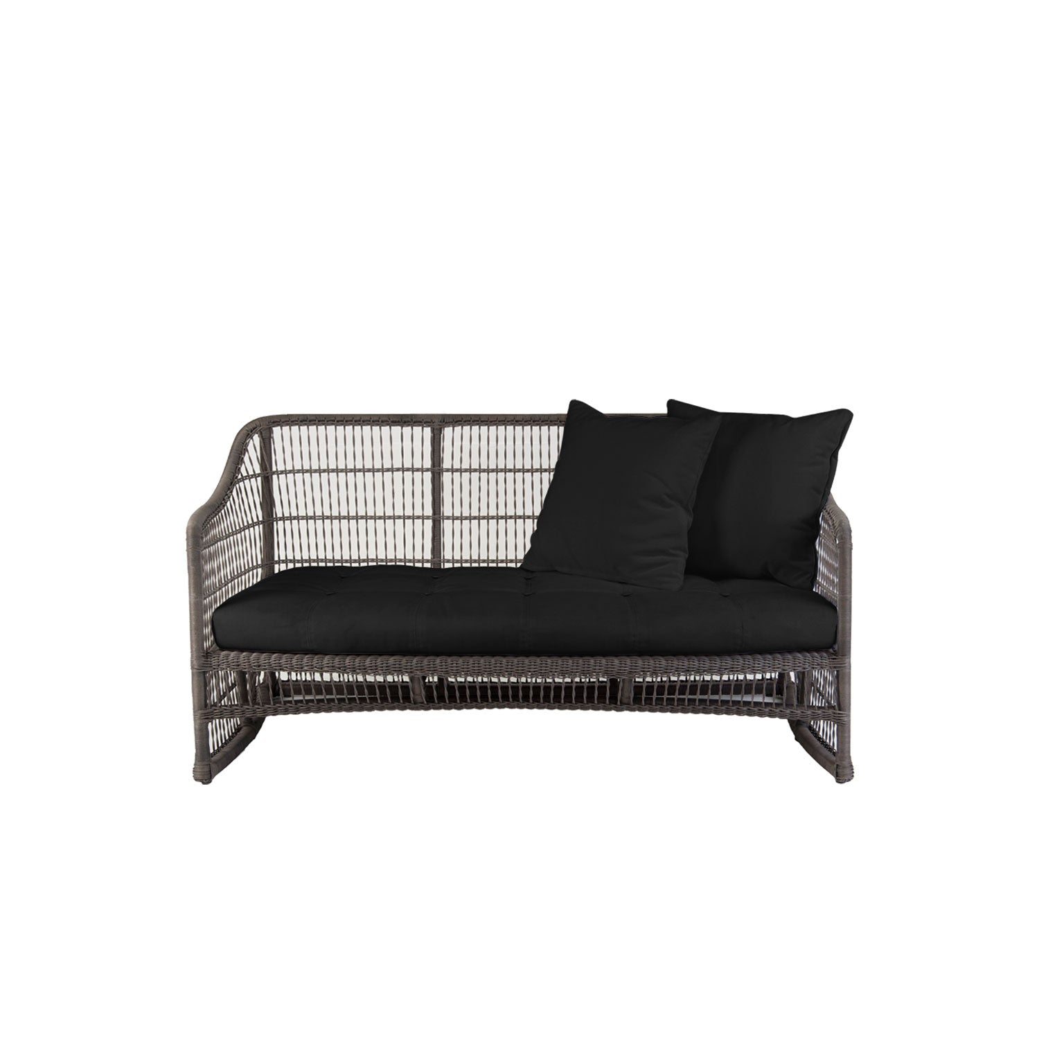 Elan PR3 Outdoor Sofa - Sunbrella Raven Black
