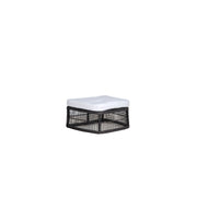 Elan PR3 Outdoor Ottoman - Olefin White