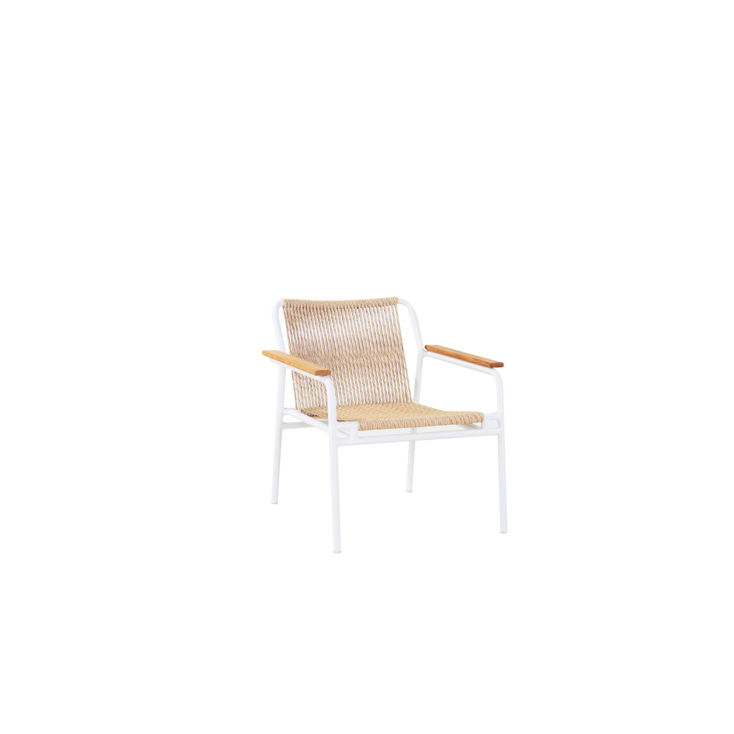 Fynn Outdoor Low Seater White PT1