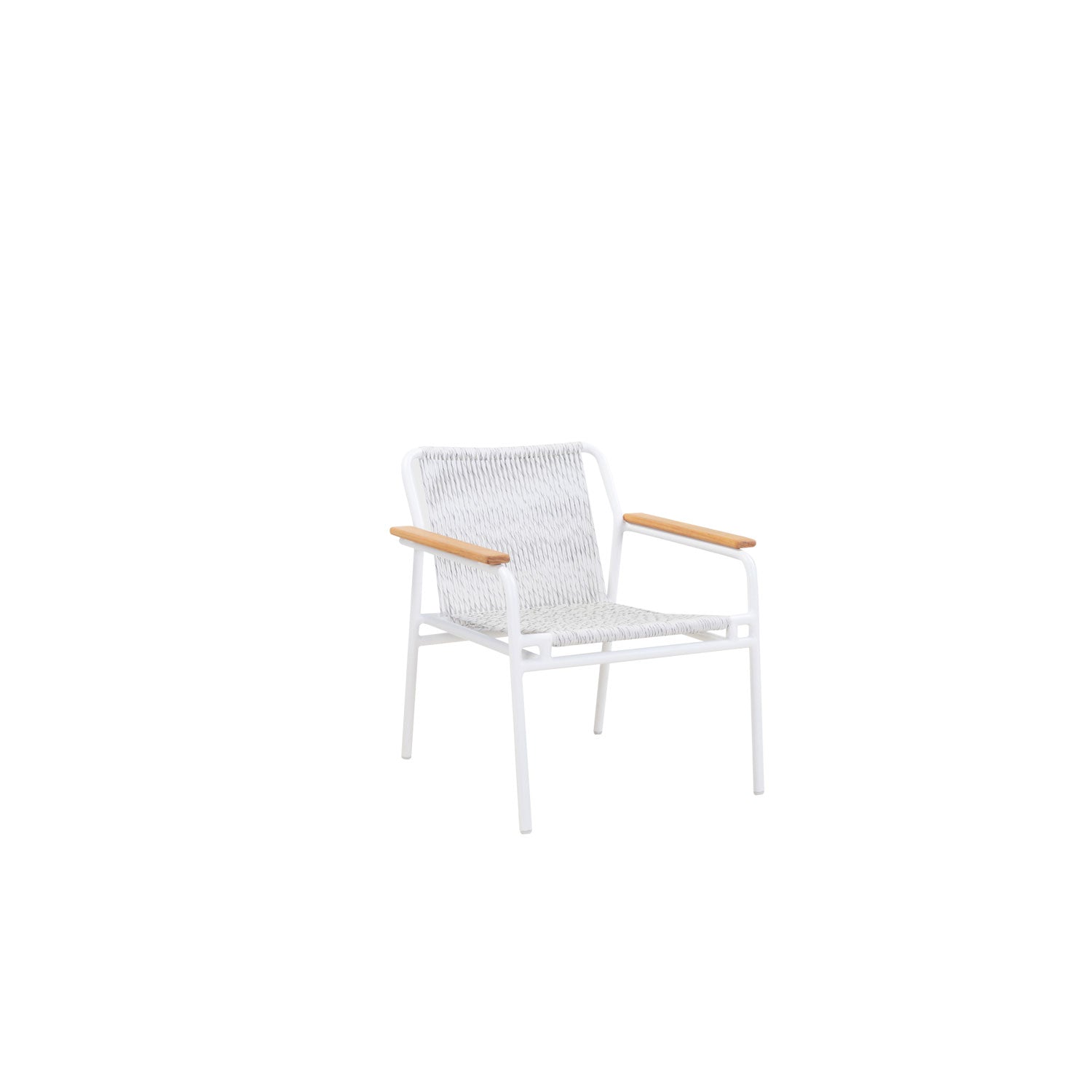 Fynn Outdoor Low Seater White PT4