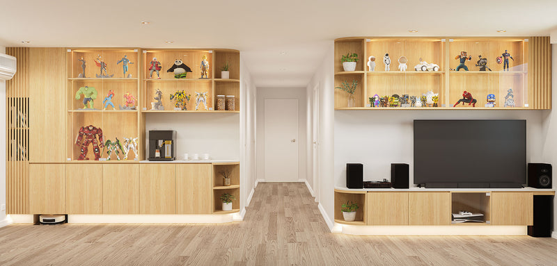 Curved Living and Dining Joinery